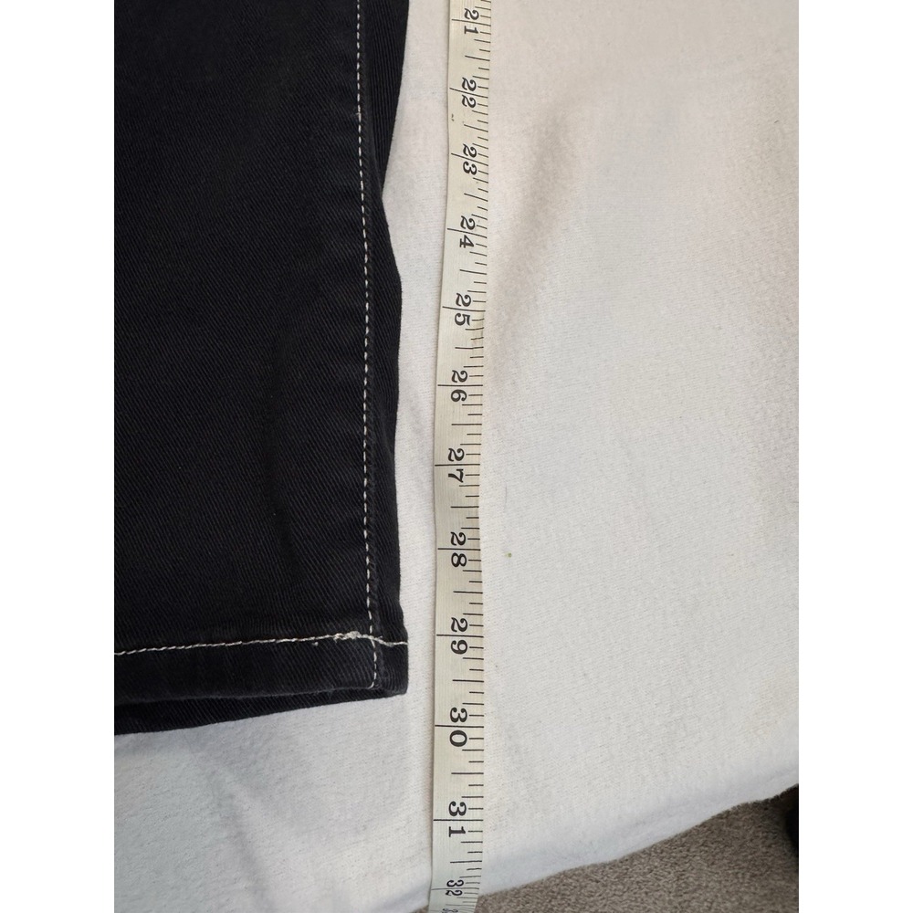 So Good For Life High Rise Cargo Jeans Size 17 33W Dark Wash Wide‎ Legs - Picture 8 of 8